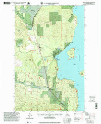 Priest Lake SW Idaho Historical topographic map, 1:24000 scale, 7.5 X 7.5 Minute, Year 1996