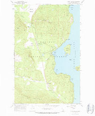 Priest Lake SW Idaho Historical topographic map, 1:24000 scale, 7.5 X 7.5 Minute, Year 1967