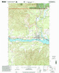 Priest River Idaho Historical topographic map, 1:24000 scale, 7.5 X 7.5 Minute, Year 1996