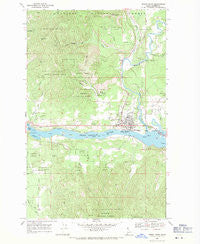 Priest River Idaho Historical topographic map, 1:24000 scale, 7.5 X 7.5 Minute, Year 1968