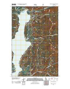 Priest Lake NE Idaho Historical topographic map, 1:24000 scale, 7.5 X 7.5 Minute, Year 2011