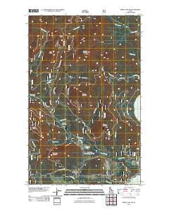 Priest Lake NW Idaho Historical topographic map, 1:24000 scale, 7.5 X 7.5 Minute, Year 2011