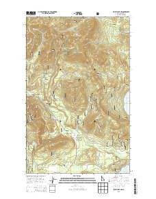 Priest Lake NW Idaho Current topographic map, 1:24000 scale, 7.5 X 7.5 Minute, Year 2013