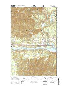 Priest River Idaho Current topographic map, 1:24000 scale, 7.5 X 7.5 Minute, Year 2013