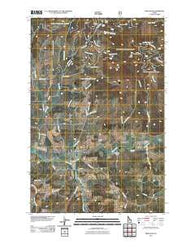 Princeton Idaho Historical topographic map, 1:24000 scale, 7.5 X 7.5 Minute, Year 2011