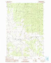 Princeton Idaho Historical topographic map, 1:24000 scale, 7.5 X 7.5 Minute, Year 1990