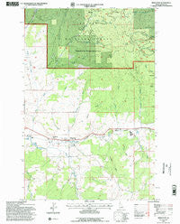 Princeton Idaho Historical topographic map, 1:24000 scale, 7.5 X 7.5 Minute, Year 1994