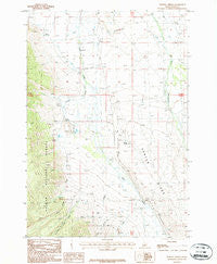 Purcell Spring Idaho Historical topographic map, 1:24000 scale, 7.5 X 7.5 Minute, Year 1987