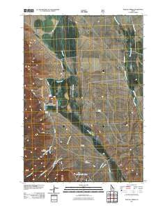 Purcell Spring Idaho Historical topographic map, 1:24000 scale, 7.5 X 7.5 Minute, Year 2011