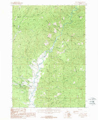 Pyle Creek Idaho Historical topographic map, 1:24000 scale, 7.5 X 7.5 Minute, Year 1988