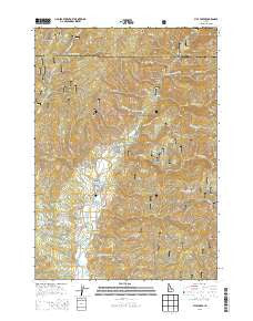 Pyle Creek Idaho Current topographic map, 1:24000 scale, 7.5 X 7.5 Minute, Year 2013