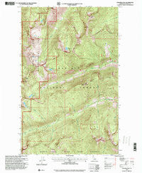 Pyramid Peak Idaho Historical topographic map, 1:24000 scale, 7.5 X 7.5 Minute, Year 1996