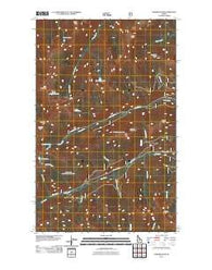 Pyramid Peak Idaho Historical topographic map, 1:24000 scale, 7.5 X 7.5 Minute, Year 2011