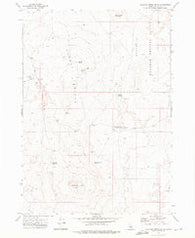 Quaking Aspen Butte Idaho Historical topographic map, 1:24000 scale, 7.5 X 7.5 Minute, Year 1972