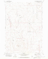 Quaking Aspen Butte Idaho Historical topographic map, 1:24000 scale, 7.5 X 7.5 Minute, Year 1972
