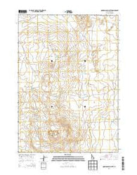 Quaking Aspen Butte Idaho Current topographic map, 1:24000 scale, 7.5 X 7.5 Minute, Year 2013