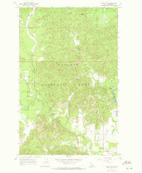 Quartz Mtn Idaho Historical topographic map, 1:24000 scale, 7.5 X 7.5 Minute, Year 1967