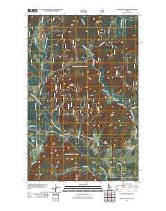 Quartz Mountain Idaho Historical topographic map, 1:24000 scale, 7.5 X 7.5 Minute, Year 2011