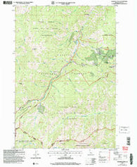 Rainbow Peak Idaho Historical topographic map, 1:24000 scale, 7.5 X 7.5 Minute, Year 2004