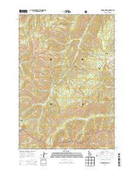 Rainbow Peak Idaho Current topographic map, 1:24000 scale, 7.5 X 7.5 Minute, Year 2013