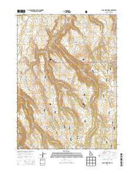 Rams Horn Ridge Idaho Current topographic map, 1:24000 scale, 7.5 X 7.5 Minute, Year 2013