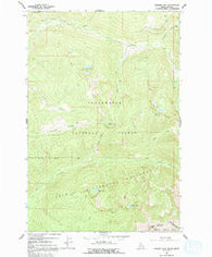 Ranger Peak Idaho Historical topographic map, 1:24000 scale, 7.5 X 7.5 Minute, Year 1964