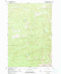Ranger Peak Idaho Historical topographic map, 1:24000 scale, 7.5 X 7.5 Minute, Year 1964