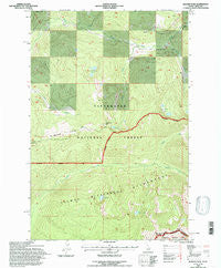 Ranger Peak Idaho Historical topographic map, 1:24000 scale, 7.5 X 7.5 Minute, Year 1994