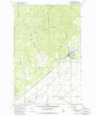 Rathdrum Idaho Historical topographic map, 1:24000 scale, 7.5 X 7.5 Minute, Year 1961