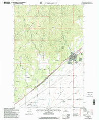 Rathdrum Idaho Historical topographic map, 1:24000 scale, 7.5 X 7.5 Minute, Year 1996