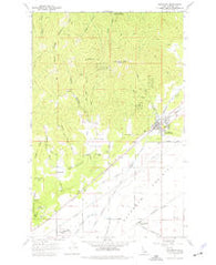 Rathdrum Idaho Historical topographic map, 1:24000 scale, 7.5 X 7.5 Minute, Year 1961