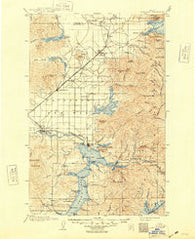 Rathdrum Idaho Historical topographic map, 1:125000 scale, 30 X 30 Minute, Year 1903