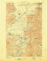 Rathdrum Idaho Historical topographic map, 1:125000 scale, 30 X 30 Minute, Year 1903