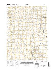 Rattlesnake Butte Idaho Current topographic map, 1:24000 scale, 7.5 X 7.5 Minute, Year 2013