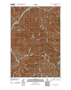 Rattlesnake Ridge Idaho Historical topographic map, 1:24000 scale, 7.5 X 7.5 Minute, Year 2010