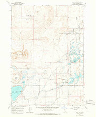 Rays Lake Idaho Historical topographic map, 1:24000 scale, 7.5 X 7.5 Minute, Year 1964