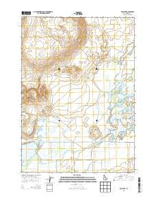 Rays Lake Idaho Current topographic map, 1:24000 scale, 7.5 X 7.5 Minute, Year 2013