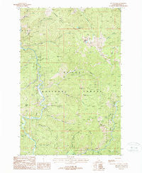 Red Ives Peak Idaho Historical topographic map, 1:24000 scale, 7.5 X 7.5 Minute, Year 1988