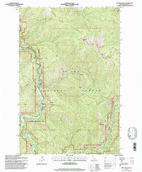 Red Ives Peak Idaho Historical topographic map, 1:24000 scale, 7.5 X 7.5 Minute, Year 1995