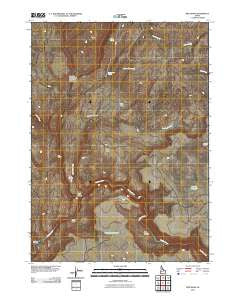 Red Basin Idaho Historical topographic map, 1:24000 scale, 7.5 X 7.5 Minute, Year 2010