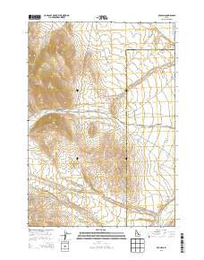 Red Hills Idaho Current topographic map, 1:24000 scale, 7.5 X 7.5 Minute, Year 2013