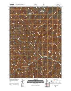 Red Ridge Idaho Historical topographic map, 1:24000 scale, 7.5 X 7.5 Minute, Year 2011