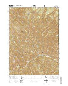 Red Ridge Idaho Current topographic map, 1:24000 scale, 7.5 X 7.5 Minute, Year 2013