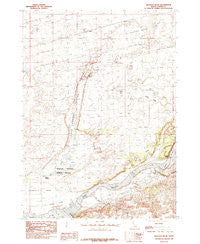 Register Rock Idaho Historical topographic map, 1:24000 scale, 7.5 X 7.5 Minute, Year 1984