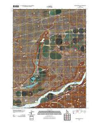 Register Rock Idaho Historical topographic map, 1:24000 scale, 7.5 X 7.5 Minute, Year 2010