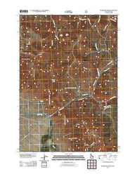 Reservoir Creek Idaho Historical topographic map, 1:24000 scale, 7.5 X 7.5 Minute, Year 2011