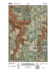 Reubens Idaho Historical topographic map, 1:24000 scale, 7.5 X 7.5 Minute, Year 2010