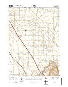 Reverse Idaho Current topographic map, 1:24000 scale, 7.5 X 7.5 Minute, Year 2013