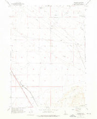 Reverse Idaho Historical topographic map, 1:24000 scale, 7.5 X 7.5 Minute, Year 1956