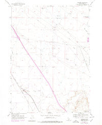 Reverse Idaho Historical topographic map, 1:24000 scale, 7.5 X 7.5 Minute, Year 1956